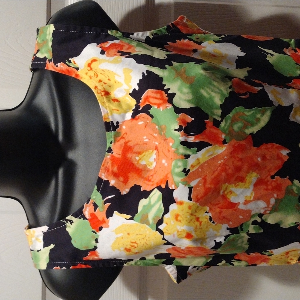 P. LUCA MILANO FLORAL BABYDOLL TOP
